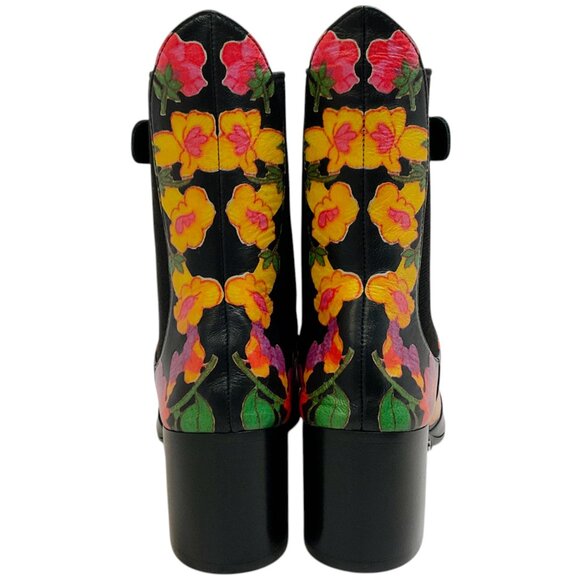 Laurence Dacade Black / Multi Floral Angie Boots - Picture 5 of 7